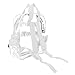 DALIX Clear Backpack Bags Smooth Plastic (White)