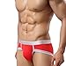 HP95(TM)Men's Bikini Underwear, Ultra-thin Breathable Soft Sexy Underpants Briefs (L, Red)