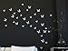 YINGKAI Mariposa in Gossip Girl 12pcs/Pack PVC 3D Decorative Butterflies Removable Wall Art Sticker for Home Decor and Wedding Party Decoration (White)
