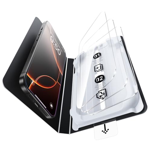 Mugust Screen Protector For Fitbit Sense/Versa 3 - HD Tempered Glass Sensitive Touch