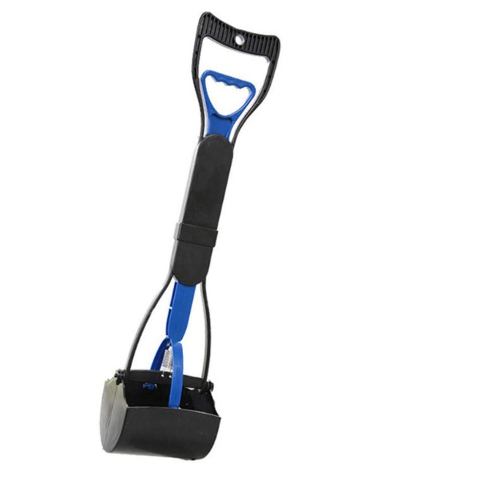 Ceasyde Pet Pooper Scooper, 24'' Inch Long Handle Solid Serrated Teeth Cleaning Pickup Clip Poop Scoop for Outdoor/Indoor Cat and Dog Animal Waste