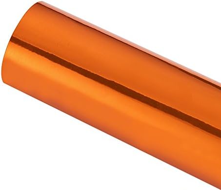 Elecrelive Car Wrap Vinyl Roll with Air Release Sticker Gloss Decal Film Sheet (12 by 60 Inches, Orange)