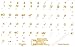 German Keyboard Stickers Transparent Yellow Letters for Any Laptop Computer PC Desktop Notebook