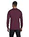 Hanes Men's Beefy-T Long-Sleeve T-Shirt M Maroon