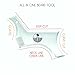 Bear's Beard Care Shaping Tool, All In One Shaper For Men, Styling Template Comb, Perfect For Straight Symmetric Cut, Goatee And Neck Line