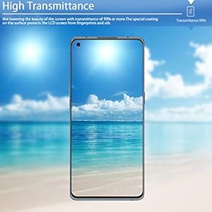 GEEMEE Per Oppo Reno 4 PRO Pellicola Vetro Temperato, 9H Protezione Schermo, Anti Graffi HD Trasparenza Protettiva… - immagine 6