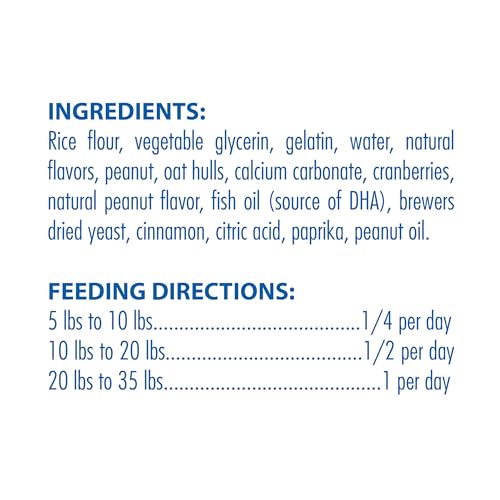 N-BONE PUPPY TEETHING RINGS PEANUT BUTTER FLAVOR DOG TREAT, 6 COUNT BAG, 7.2-OZ