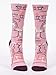 Blue Q Women's Funny Crew Socks ~ Go Away, I'm Introverting. (fit shoe size 5-10)