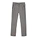 MARKLESS Men Summer Thin Straight Linen Pants Casual Commercial Slim Fit Beach Trousers Gray