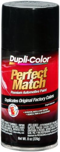 Dupli-Color EBUN01007 Universal Gloss Black Perfect Match Automotive Paint – 8 oz. Aerosol