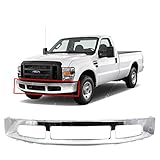 MBI AUTO - Steel Chrome, Front Bumper Face Bar for 2008 2009 2010 Ford F250 F350 Super Duty, FO1002406