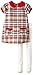 Mud Pie Little Girls' Tartan Dress and Tights