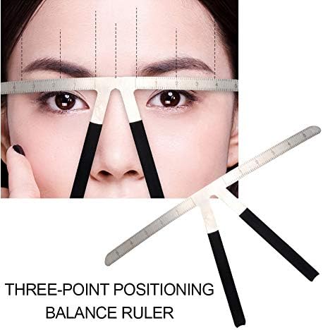 眉タトゥー測定ツール 正規販売店 対称型キャリパー 眉毛の手入れ 3点位置決め調整