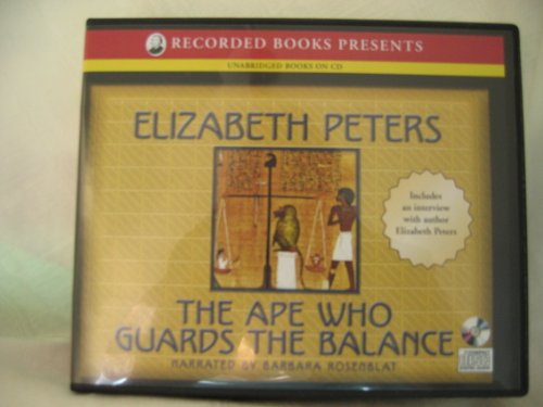 The Ape Who Guards the Balance by Elizabeth Peters Unabridged CD Audiobook
