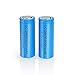 3.7V 26650 6000 mAh Battery Lithium Rechargeable Battery for Rechargeable Applicable for LED Headlights Flashlight Torches Electric Tools Household Electric (2 Pack 26650)