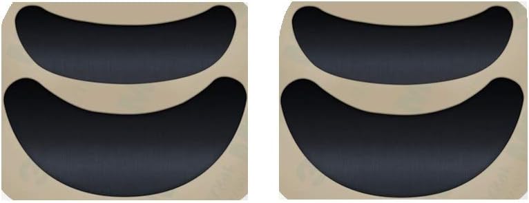 LZYDD Mouse Skates/Mouse Feet for Zowie ZA11, ZA12, FK 2, FK1, FK1+, S1 / S2 and AM (Pack of 2), Black