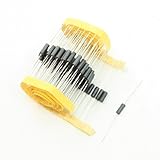 Uxcell a13062800ux1024 100 Piece Axial Lead Cylinder Body Ferrite Beads Leads Black