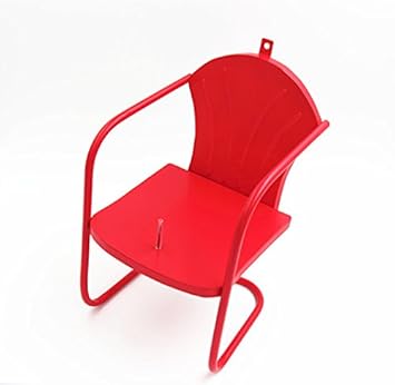 Retro Lawn Chair Squirrel Feeder Red Amazon Co Uk Garden