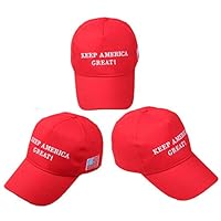 3 Pack Make America Great Again Hat, Donald Trump USA MAGA Cap Adjustable Baseball Hat