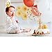 Mini Crown Cake Topper Decoration- Gold Decorations with Rhinestones and Pearls Vintage Style Royal Centerpiece for Birthdays, Quinceaneras, Weddings,Bridal/Baby Showers, Prince/Princess