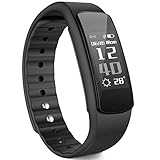 IWOWNFIT i6 HR Fitness Tracker Smart Bracelet with Dynamic Heart Rate Monitor Deep/Light Sleep Tracking ,Call,Text&Calendar Alerts Calories Steps Track Waterproof Wristband