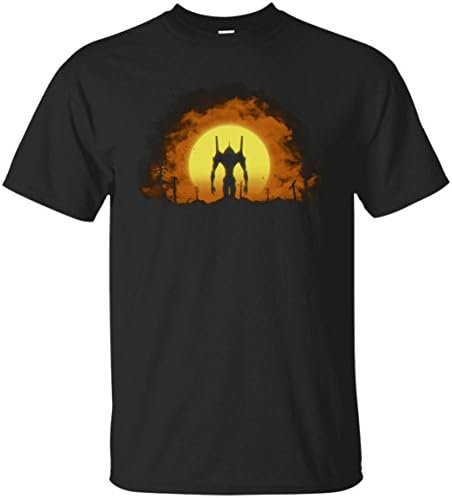 Men's Evangelion Graphic T-Shirt Small Black