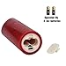 Vinkor Flameless Candles Flickering Candles Burgundy Red Color Decorative Battery Flameless Candle Classic Real Wax Pillar With Dancing LED Flame & 10-key Remote Control 2/4/6/ 8 Hours Timers