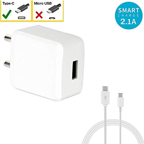 SORPRESO 2A Type-C Charger with 1. 2m Data Charging Cable with USB LED Light for Lenovo Zuk Z1