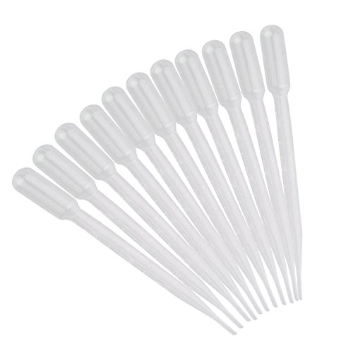 Jmkcoz 100pcs 3ml Disposable Essential Oil Pipettes Plastic Gradually Transfer Pipettes Dropping Pipettes Pasteur Pipettes Pipettors Liquid Dropper Transparent Graduated Makeup Tool