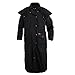 Outback Trading Company Unisex 2056 Stockman Waterproof Breathable Extra-Long Cotton Oilskin Duster Coat, Black, X-Large