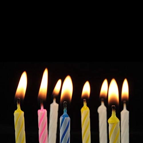 152pcs Decorative Birthday Cake Celebration Candles Set including Easy to Use Holders, Angel Flames - Image 5