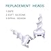 Smart Flexible Ear Cleaner Swab Easy Earwax Removal Soft Spiral Earpick Ears Care Clean Tool + 16 Washable Replacement Tips