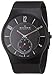 Skagen Men's 805XLTBB Sports Black Titanium Case on Mesh Watch
