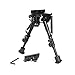 Ohuhu 6-Inch to 9-Inch Adjustable Handy Spring Return Sniper Hunting Tactical Rifle Bipod (Black)