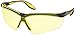 UVEX by Honeywell S3522 Genesis X2 Safety Eyewear, Black and Yellow Frame, Amber Ultra-Dura Hardcoat Lens
