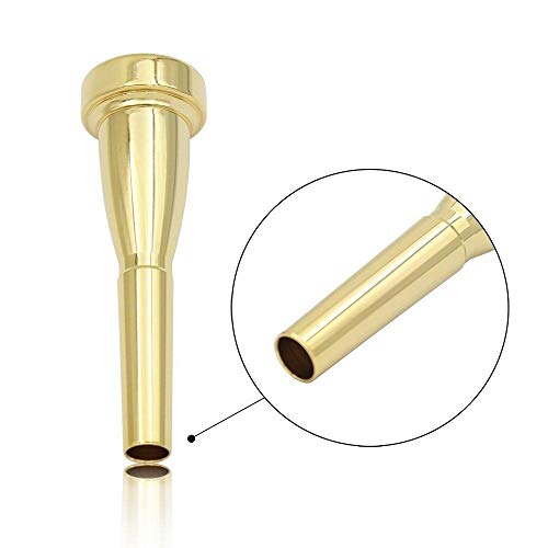 ACCOCO 3C/5C/7C Trumpet Mouthpiece, Copper Material Trumpet Accessories Parts(3 Pack) - Thumbnail 5