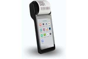MULTZO POS Android 13 PDA Receipt Printer 58mm High Speed Thermal Printer 5.5’ Touch Screen. Handheld Point of Sale Tablet. Scan 1D/2D/QR barcodes. Support 4G. 2GB Ram+32GB ROM