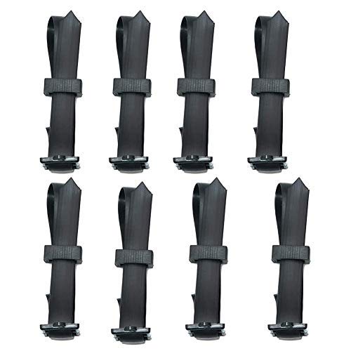 Sanmum Tree Ties straps Adjustable Tree Plant Shrub Support Ties Buckle Lock 30cm / 60cm (8pcs 30 * 1.2cm Buckle)