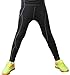 QCHENG Boys & Girls Compression Tights Sport Leggings Base Layer Soccer Hockey Thermal Pants for Kids