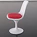 Dovewill 1:12 Scale Metal Tulip Chair Swivel Chair for Dollhouse Miniature Decor
