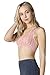 NIKIBIKI Women Seamless Peephole Racerback Bralette, Made in U.S.A, One Size (Vintage Rose Quartz)