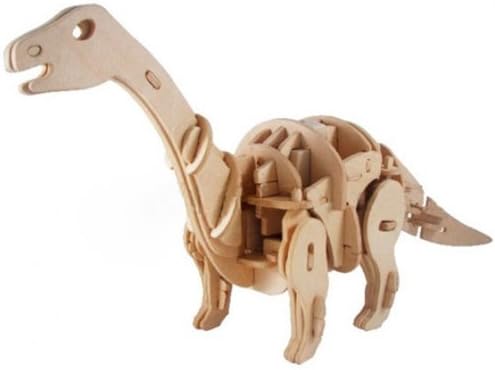 Electronic Wood Walking Dinosaur 3D Assembly Toy Apatosaurus by AHMET