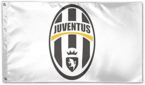 JMP Juventus Football Club House Flag Garden Flag Yard Banner Garden Flag 3' X 5'