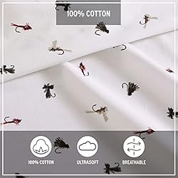 Eddie Bauer - Queen Sheets, Cotton Percale Bedding
