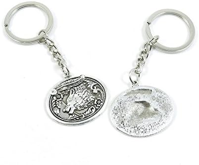 1 Pieces Keyring Key Ring V7PA7 Wolf Tag Signs Keychain Automotive Car Door Key Tags Findings Charms Chains