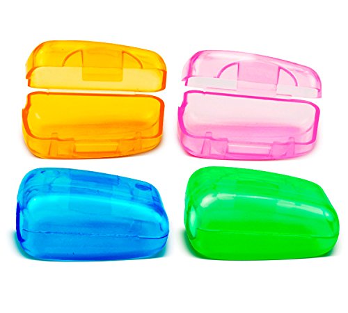 DINY Home & Style 10 Pack Toothbrush Cover Antibacterial Toothbrush Case Protector Bristle Head Cover Great For Home School Office Travel Hotels Hiking Camping