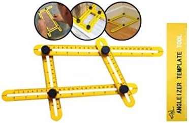 Angle Ruler, Angle-izer Template Tool, ForwardTools Angle Measurement Multi-Angle Measuring Ruler General Tools for Craftsmen, Carpenters, Handymen, Builders, DIY-ers - Measures All Angles and Forms