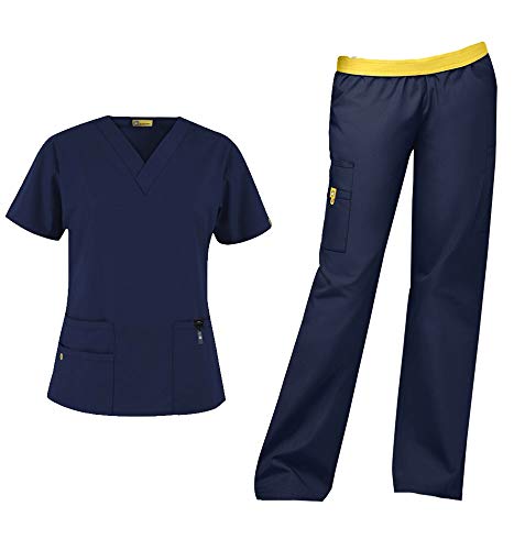 5016 Quebec Elastic Cargo Scrub Pants 
