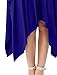 NE PEOPLE Womens Wide Round Neck Poncho Kaftan Maxi Handkerchief Hem Dress S-3XL