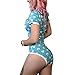 Littleforbig Cotton Romper Onesie Pajamas Bodysuit - Wonderland Series Blue